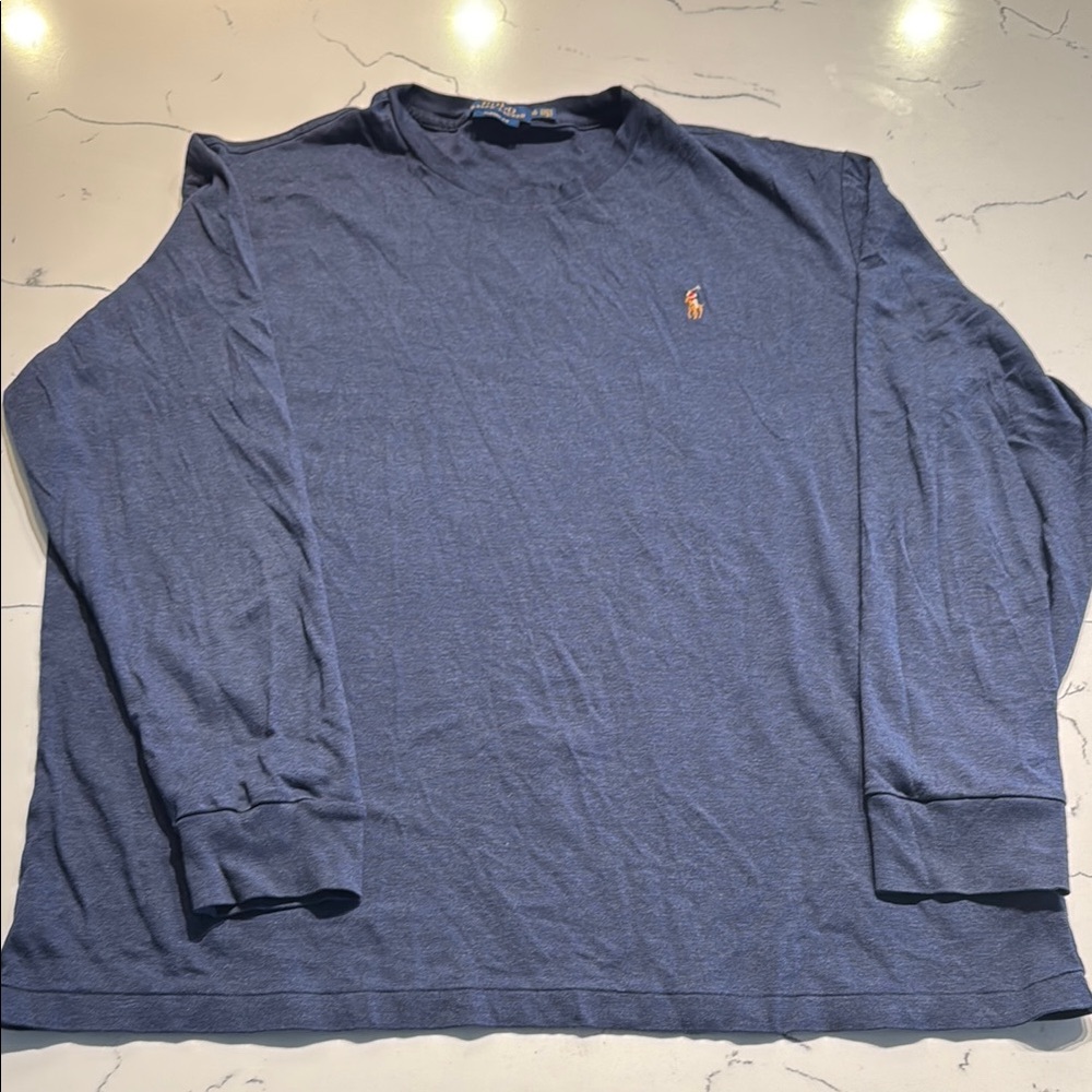 Polo by Ralph Lauren Blue Long Sleeve Tee